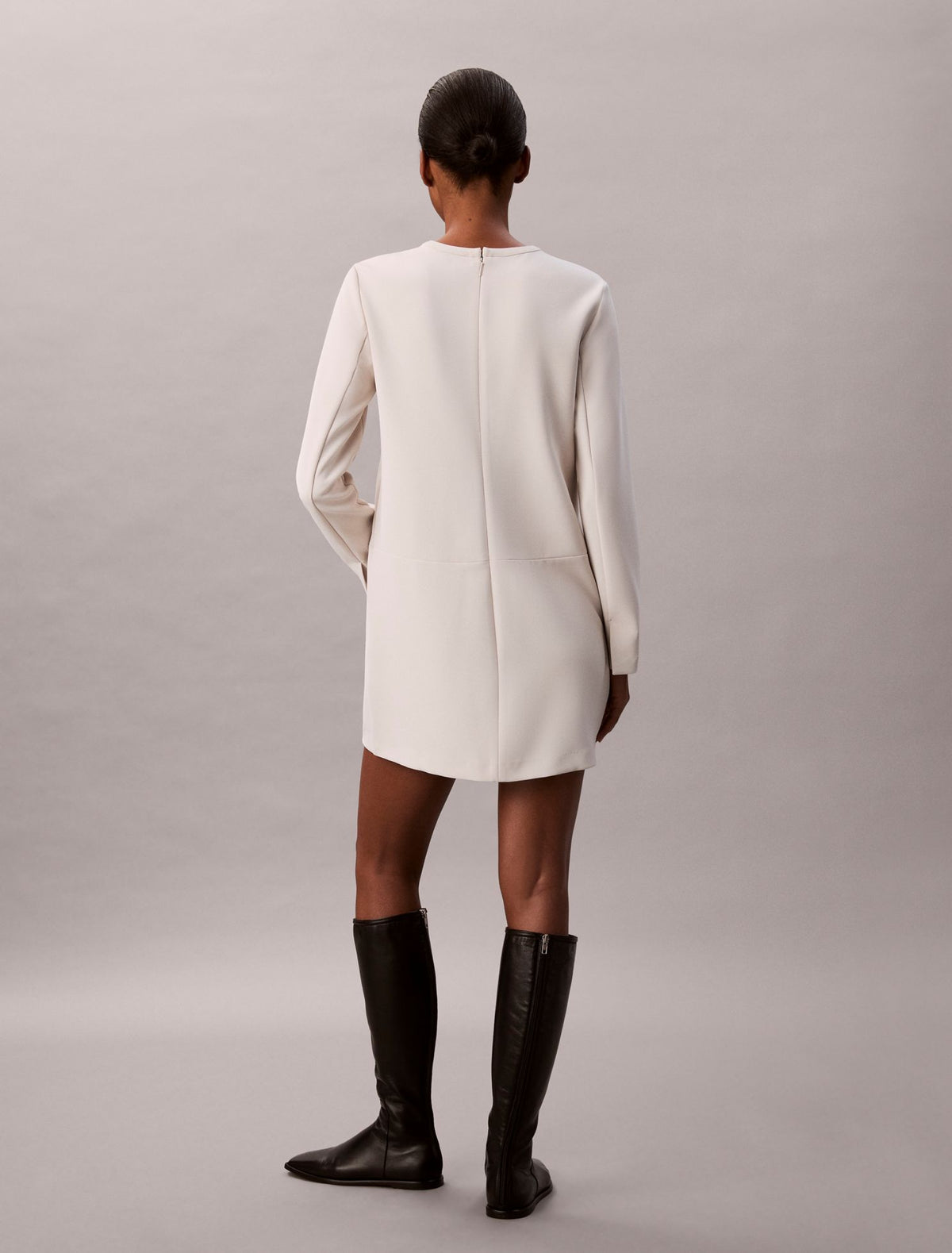 Calvin Klein Crepe Tailored Mini Dress