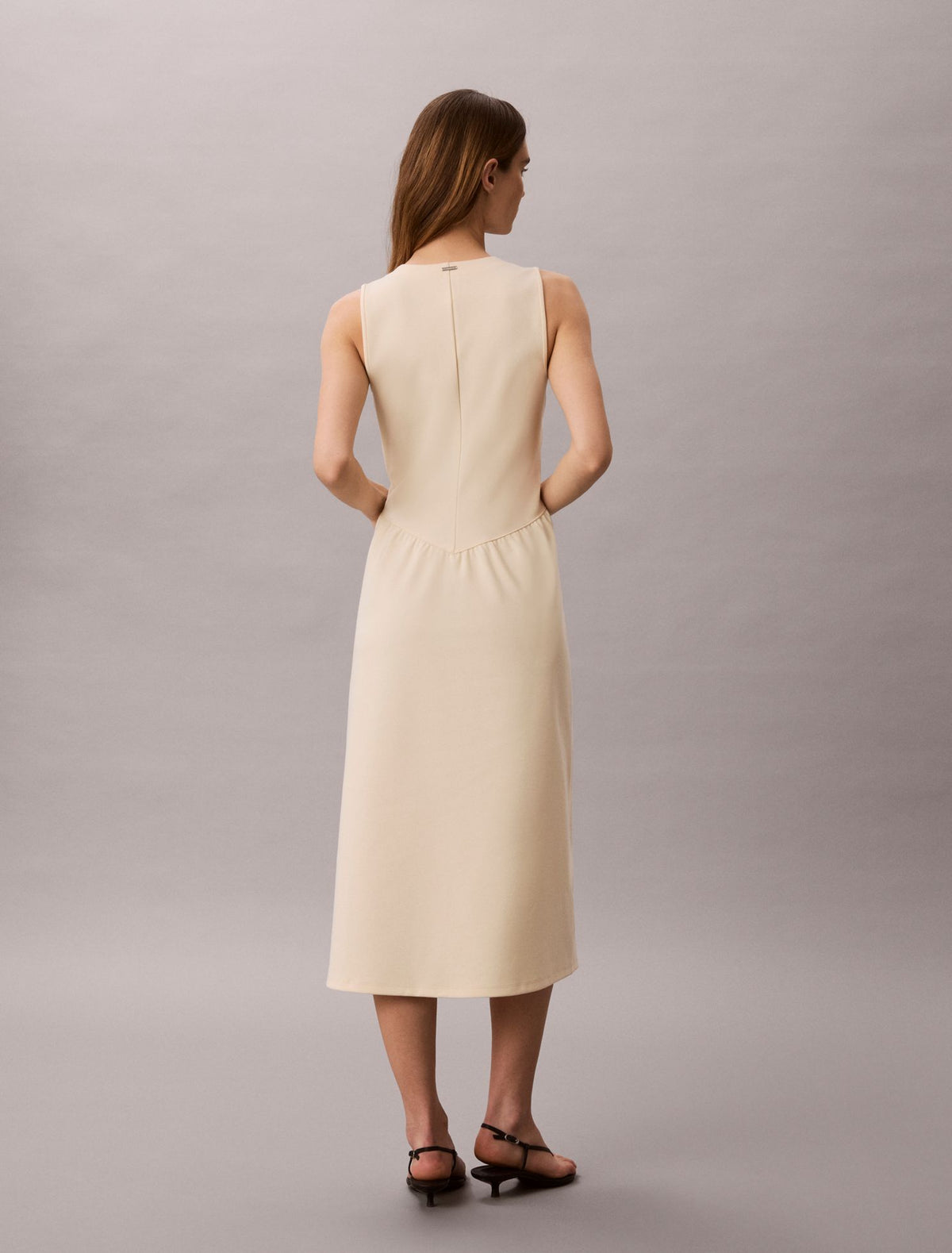 Calvin Klein Flared Midi Dress