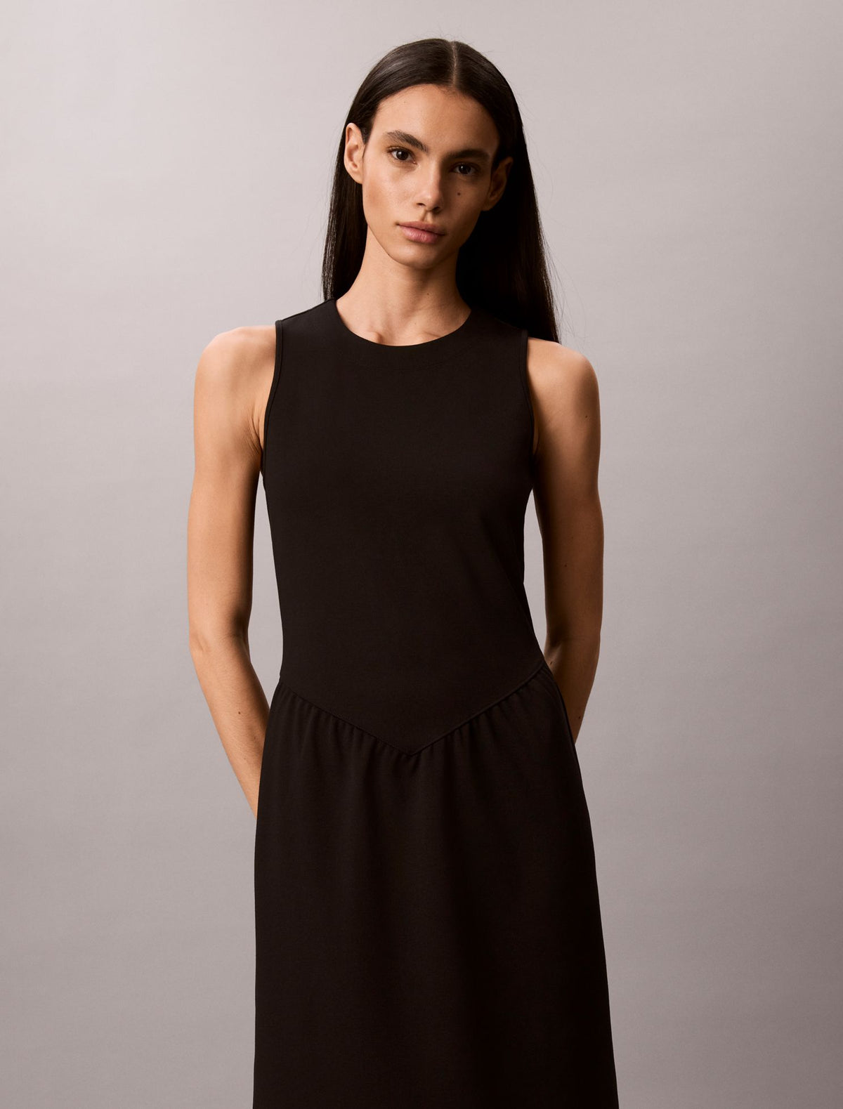 Calvin Klein Flared Midi Dress