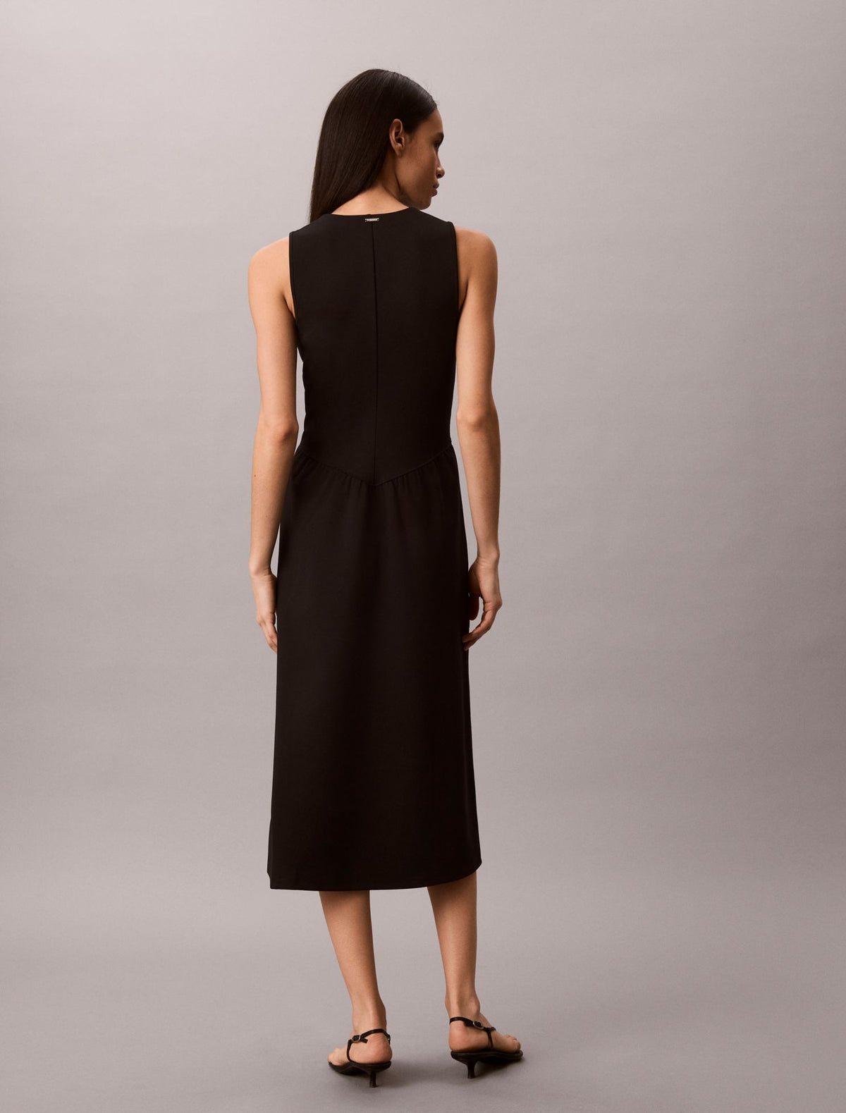 Calvin Klein Flared Midi Dress