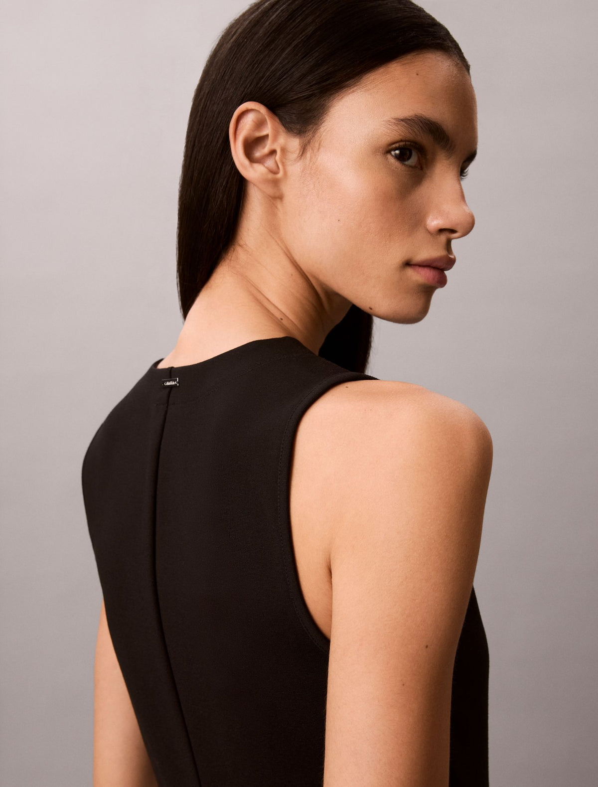 Calvin Klein Flared Midi Dress