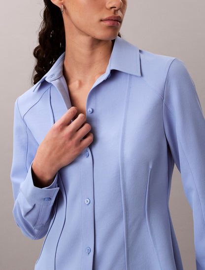 Calvin Klein Casual Twill Mini Shirt Dress