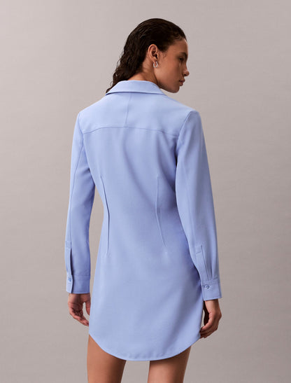 Calvin Klein Casual Twill Mini Shirt Dress