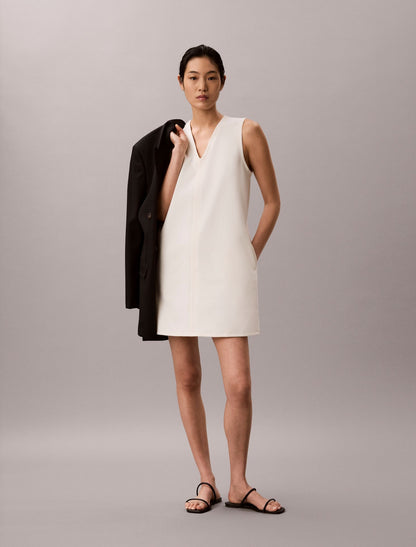 Calvin Klein Interlock V-Neck Mini Dress