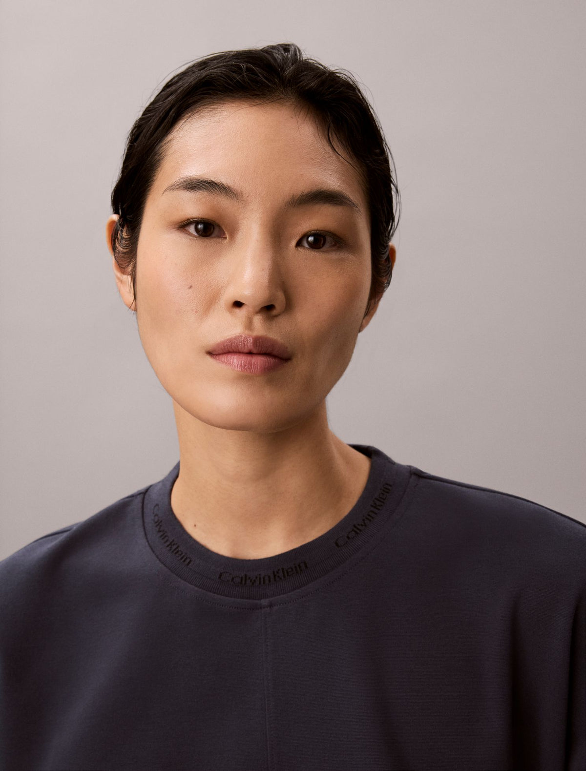 Calvin Klein Logo Rib Interlock T-Shirt Dress