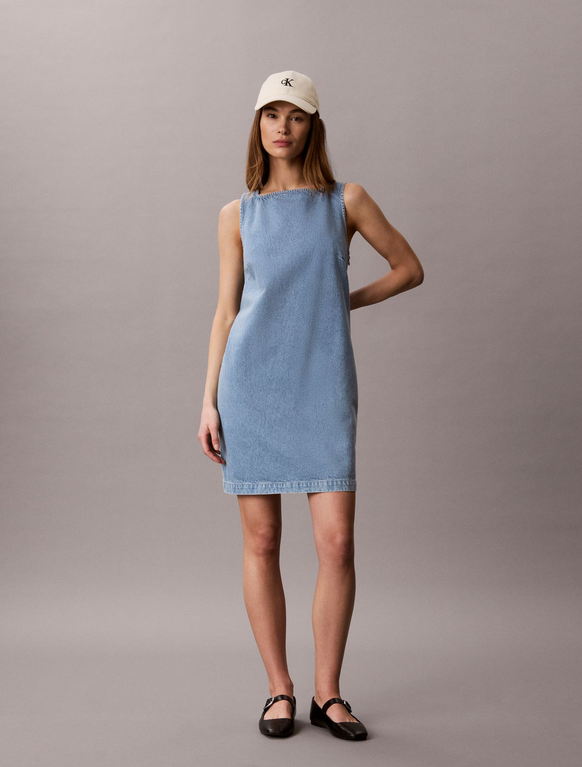 Calvin Klein Denim Shift Dress