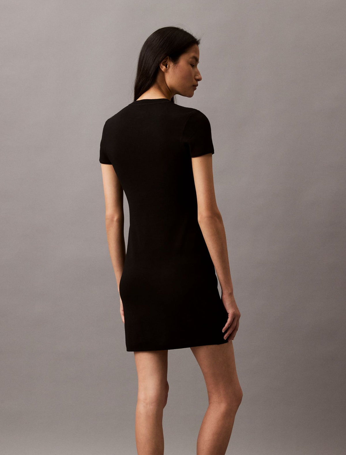 Calvin Klein Tech Knit Short Sleeve Dress