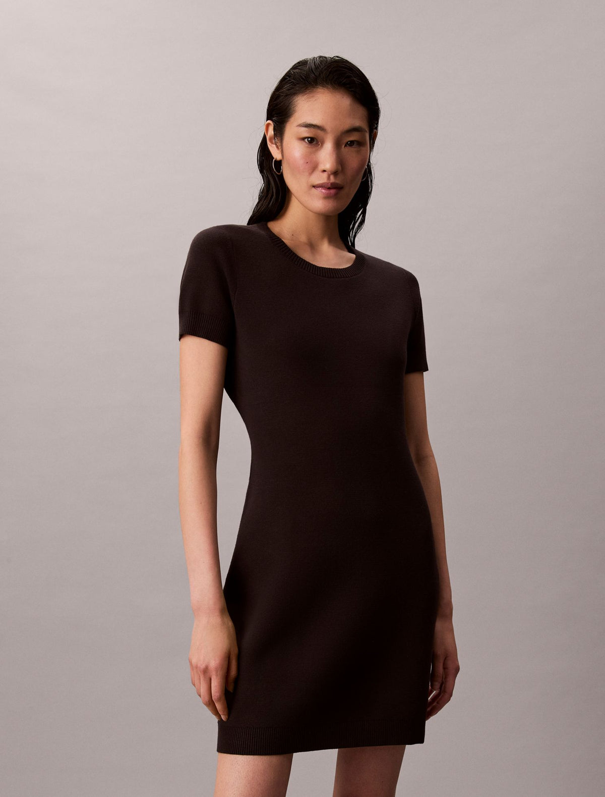 Calvin Klein Tech Knit Logo Dress