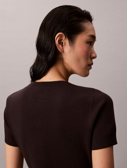 Calvin Klein Tech Knit Logo Dress