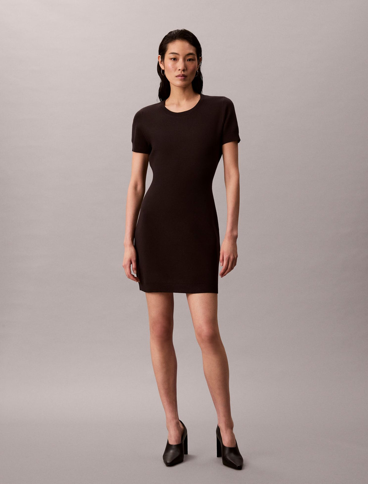 Calvin Klein Tech Knit Logo Dress