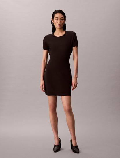 Calvin Klein Tech Knit Logo Dress