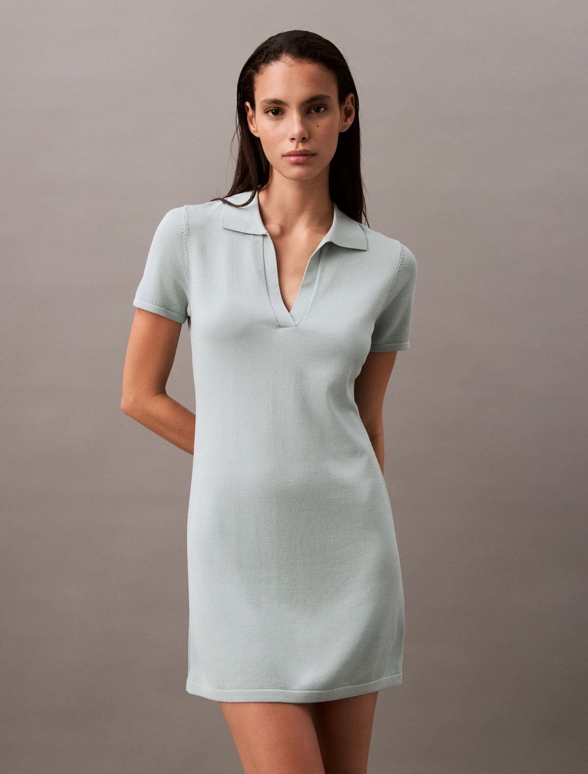 Calvin Klein Liquid Shine Mini Dress