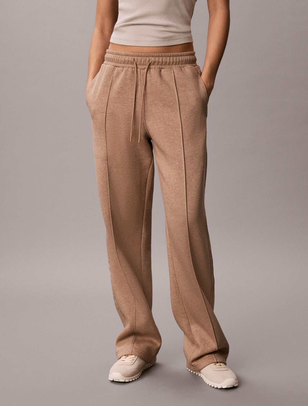 Calvin Klein Logo Tape Fleece Sweatpants