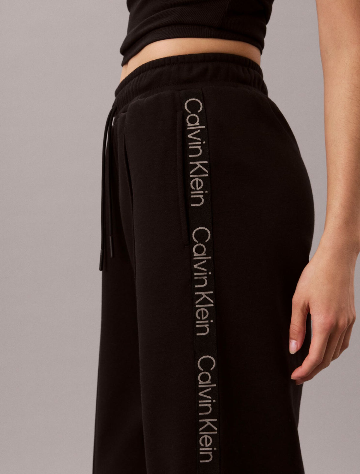 Calvin Klein Logo Tape Fleece Sweatpants
