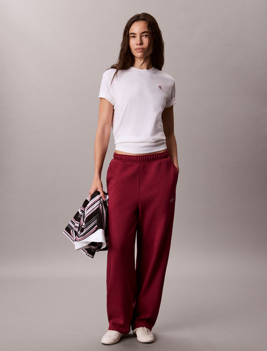 Calvin Klein Monologo Fleece Barrel Pants