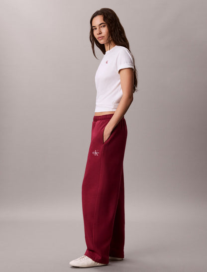 Calvin Klein Monologo Fleece Barrel Pants