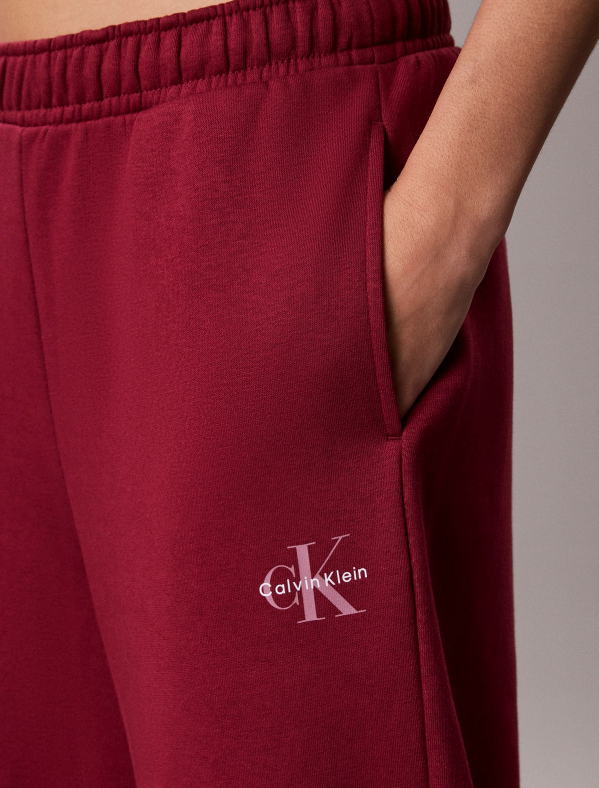 Calvin Klein Monologo Fleece Barrel Pants
