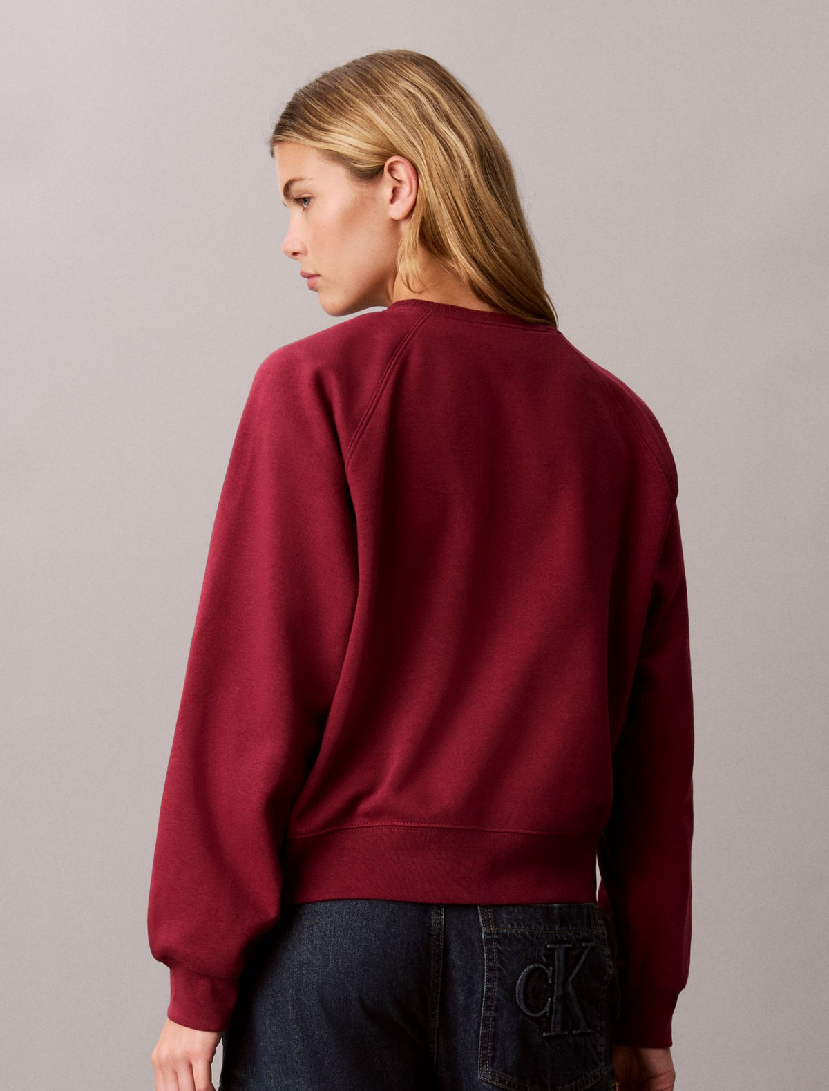 Calvin Klein Monologo Fleece Relaxed Sweatshirt