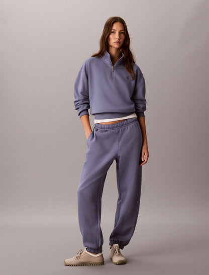 Calvin Klein Monogram Fleece 1/4 Zip Sweatshirt