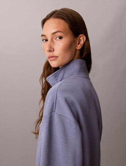 Calvin Klein Monogram Fleece 1/4 Zip Sweatshirt