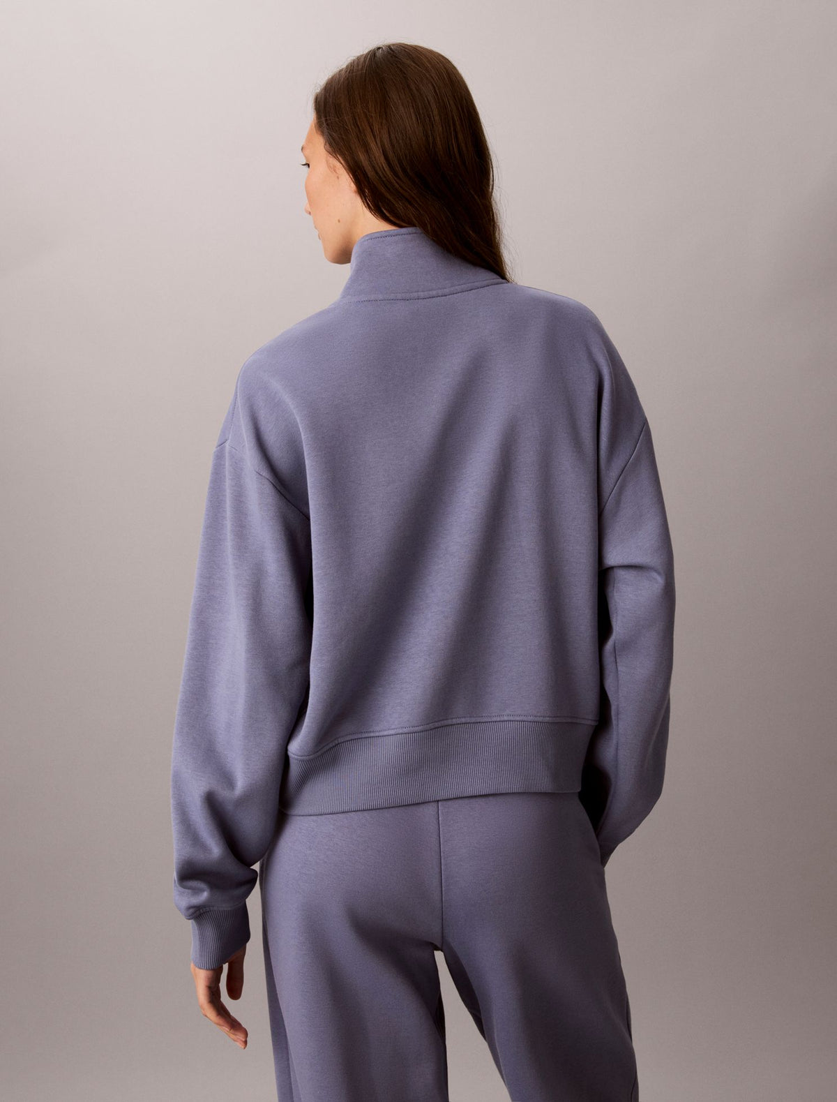 Calvin Klein Monogram Fleece 1/4 Zip Sweatshirt