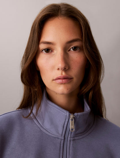 Calvin Klein Monogram Fleece 1/4 Zip Sweatshirt