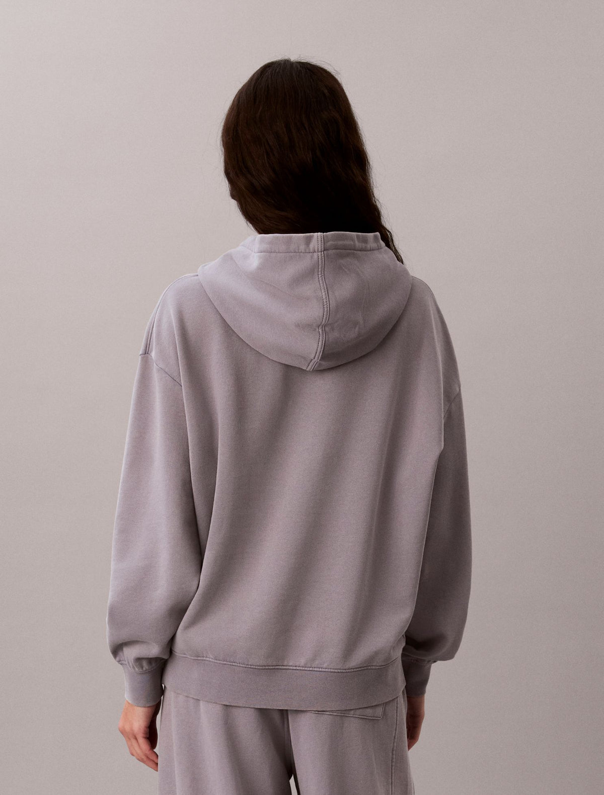 Calvin Klein Woven Monologo Terry Pullover Hoodie