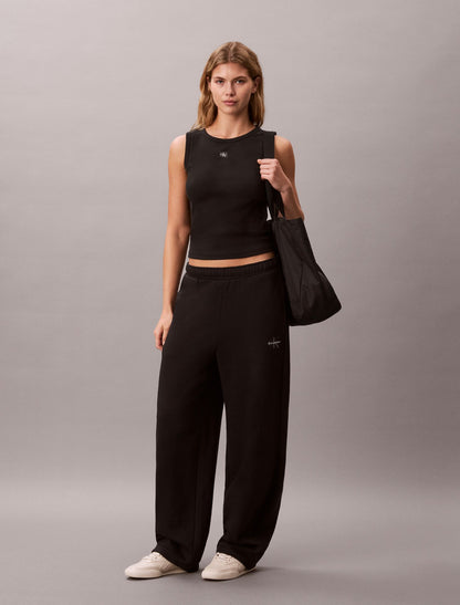 Calvin Klein Monologo Fleece Barrel Pants