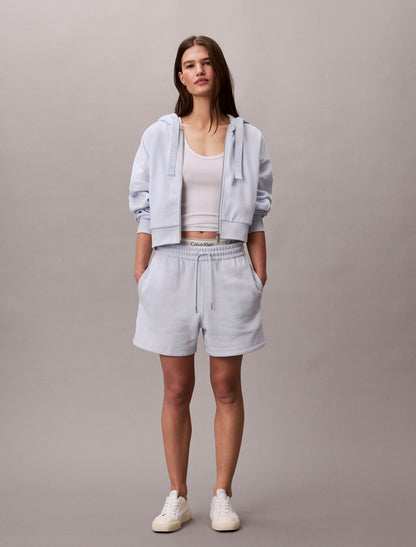 Calvin Klein Logo Tape Fleece Shorts