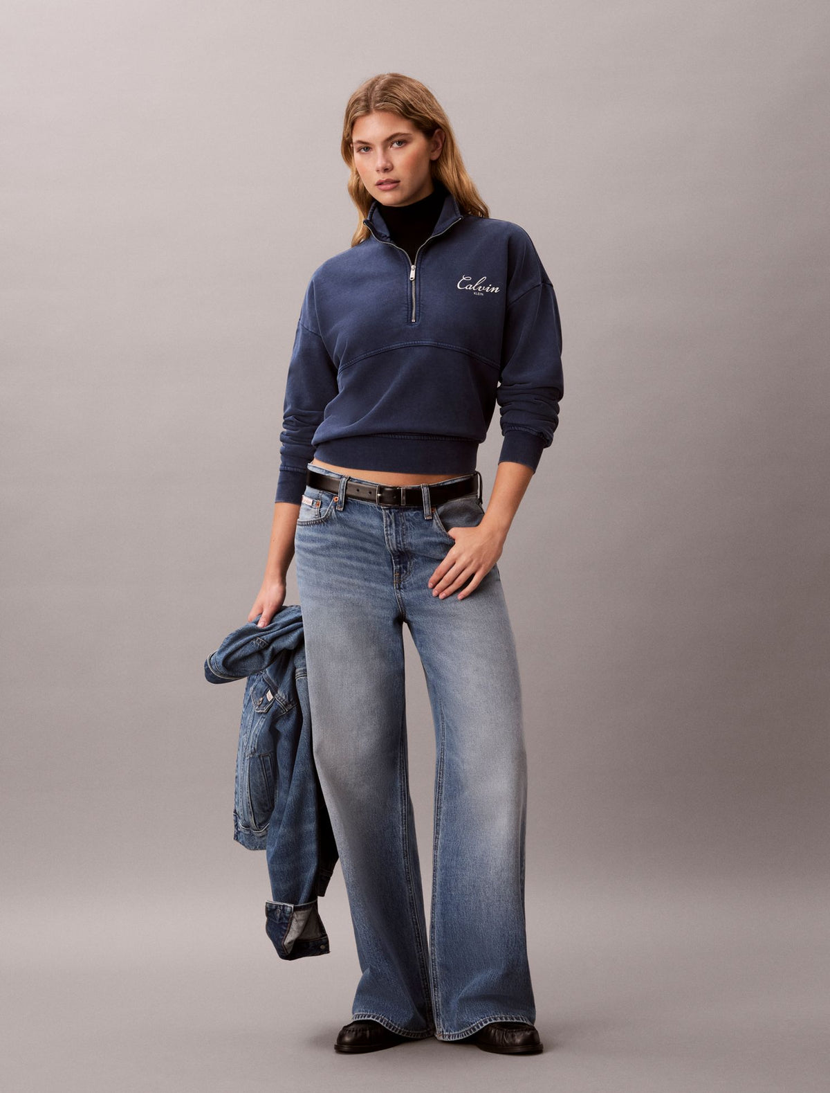 Calvin Klein French Terry Zip Sweatshirt