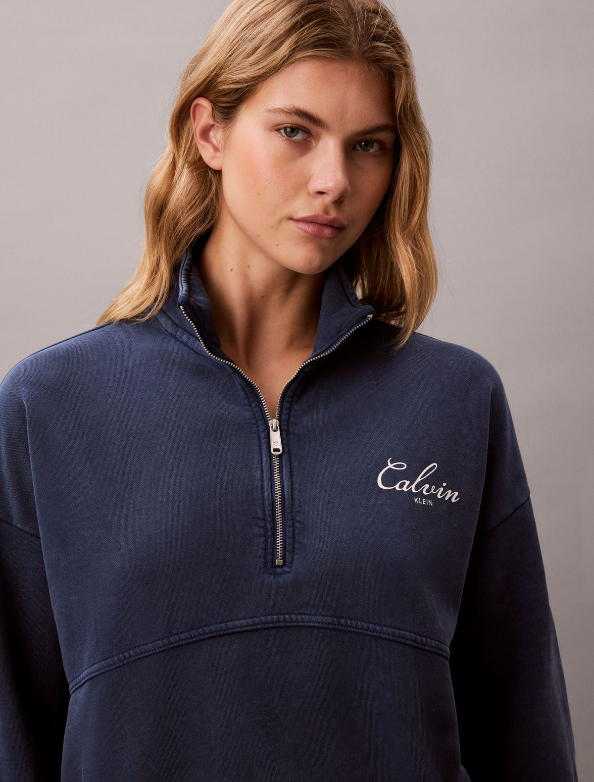 Calvin Klein French Terry Zip Sweatshirt