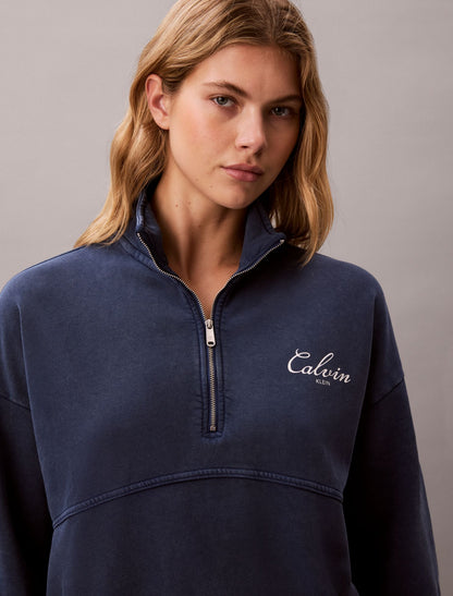 Calvin Klein French Terry Zip Sweatshirt