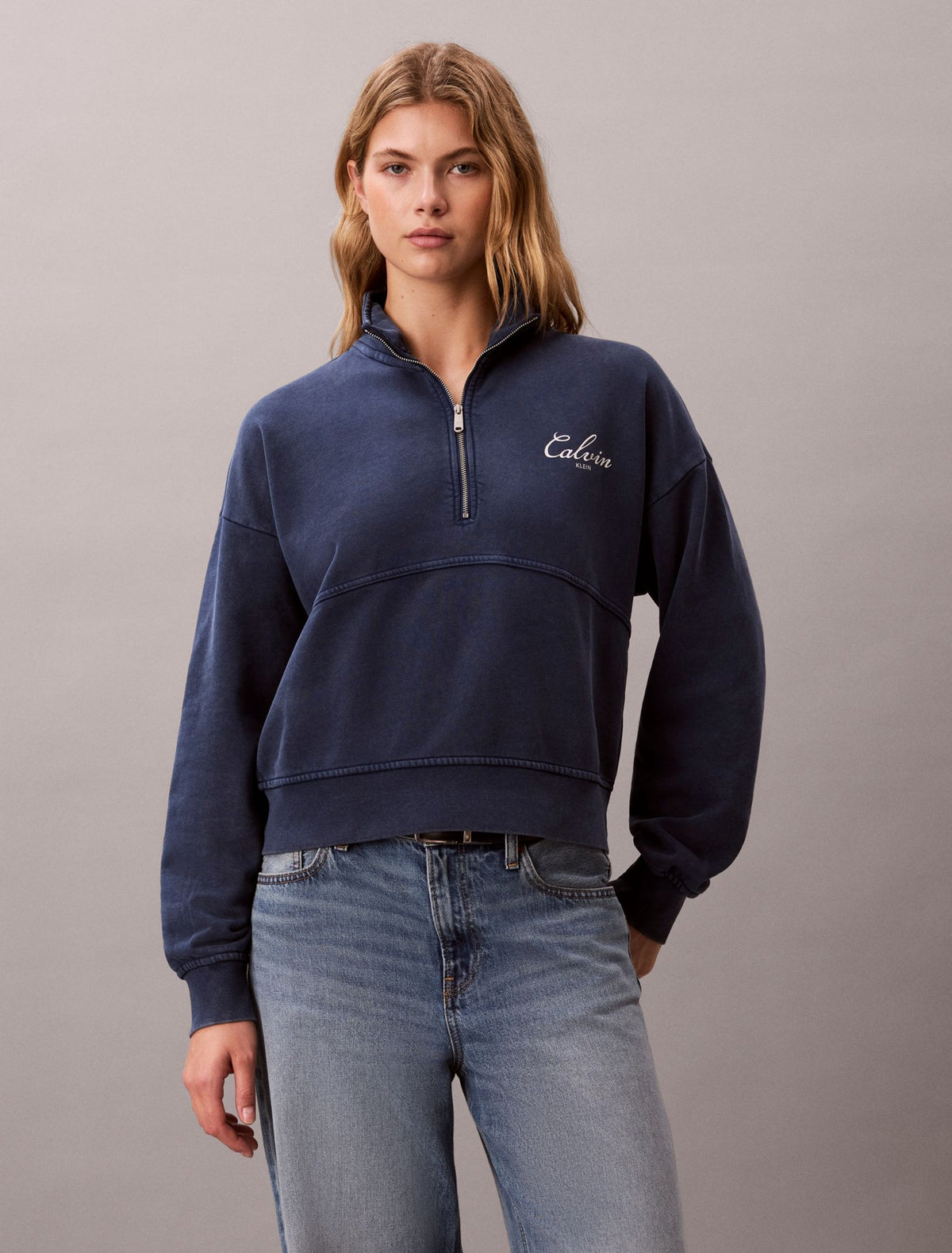 Calvin Klein French Terry Zip Sweatshirt