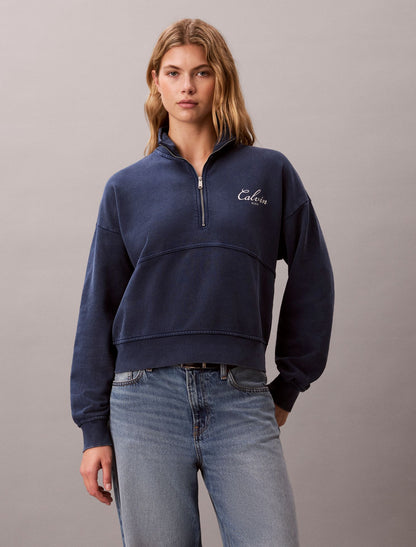 Calvin Klein French Terry Zip Sweatshirt