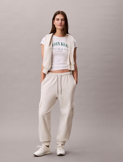 Calvin Klein Monogram Fleece Cargo Joggers