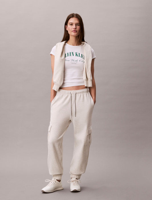 Calvin Klein Monogram Fleece Cargo Joggers