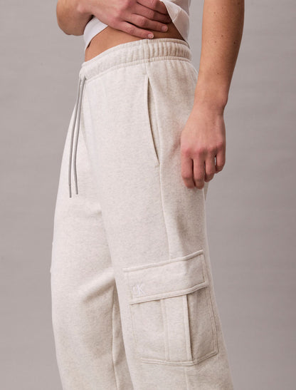 Calvin Klein Monogram Fleece Cargo Joggers