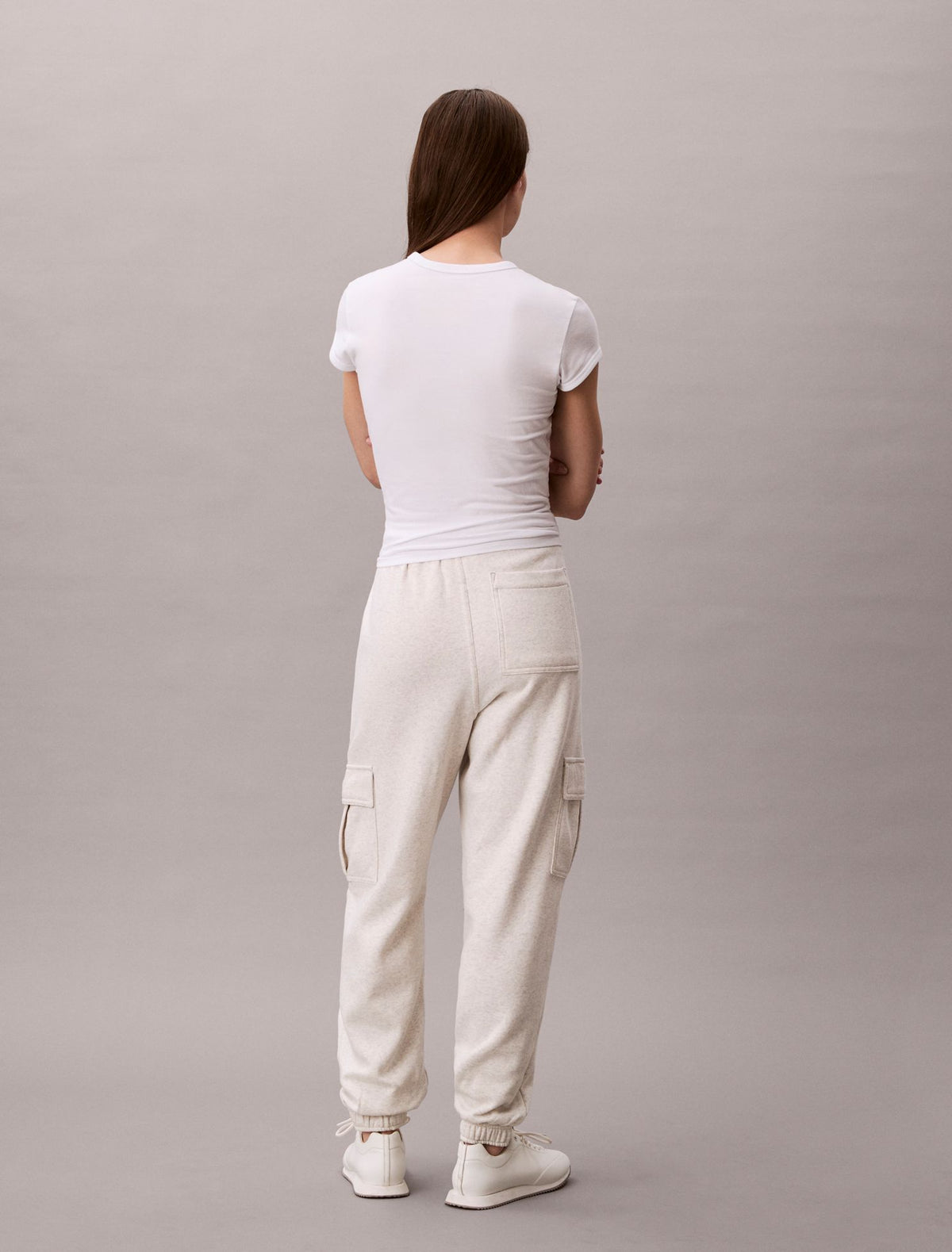 Calvin Klein Monogram Fleece Cargo Joggers