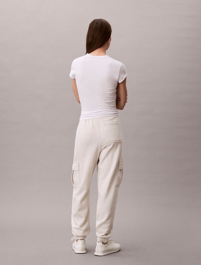 Calvin Klein Monogram Fleece Cargo Joggers