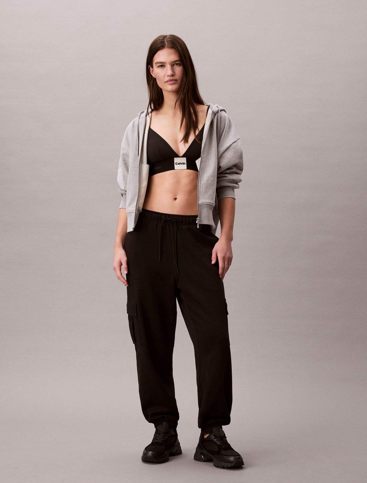 Calvin Klein Monogram Fleece Cargo Joggers
