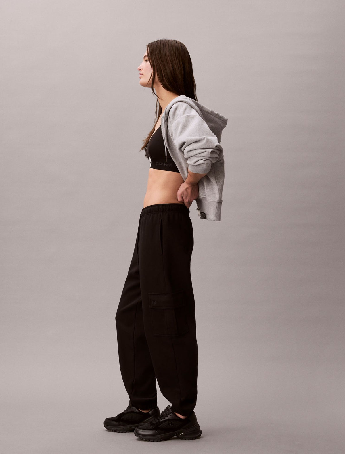 Calvin Klein Monogram Fleece Cargo Joggers