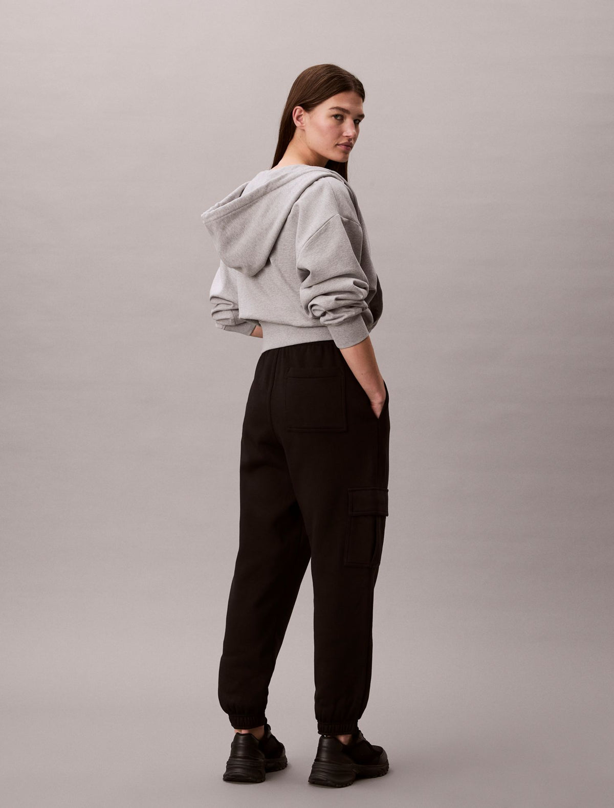 Calvin Klein Monogram Fleece Cargo Joggers