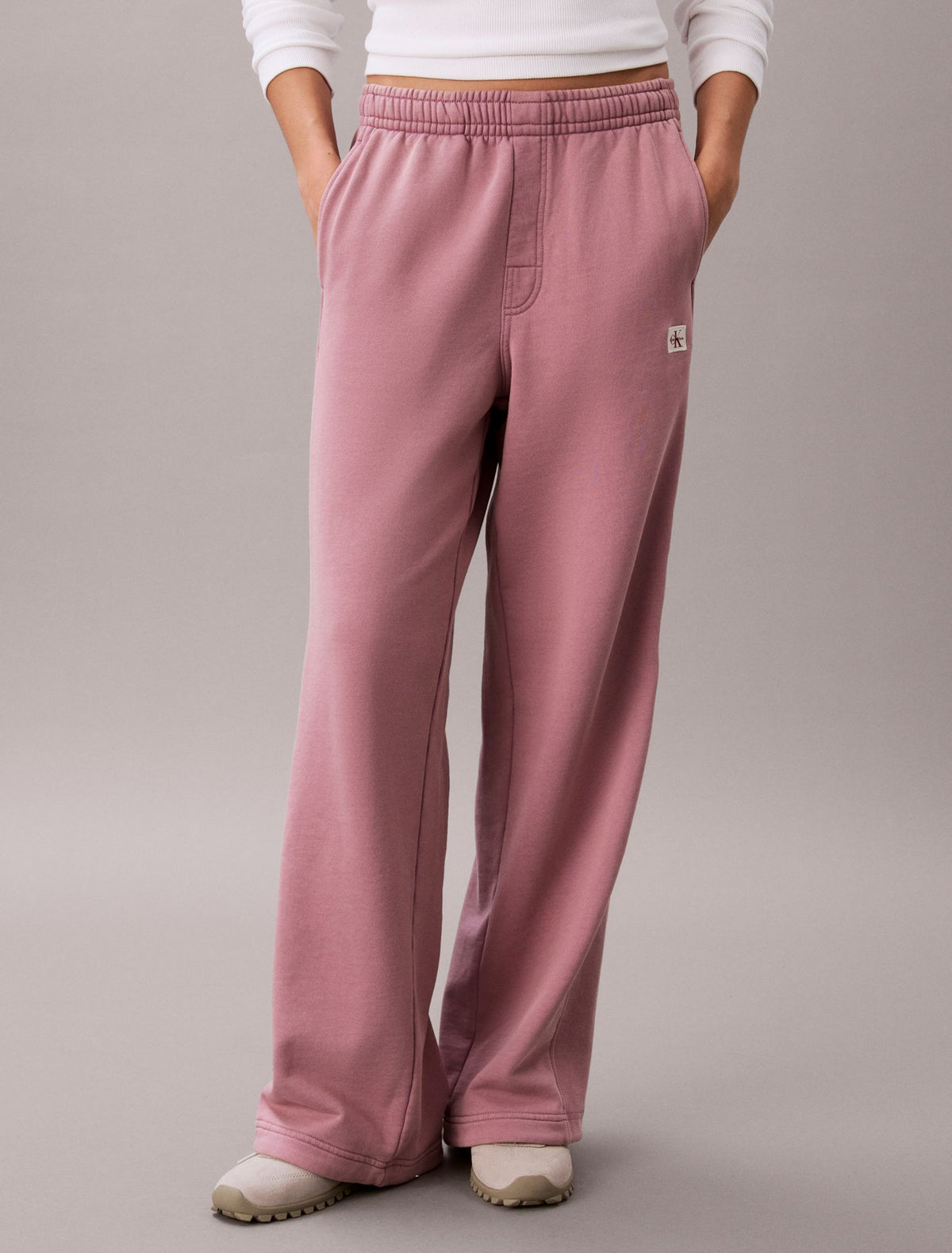 Calvin Klein Woven Monologo Terry Sweatpants