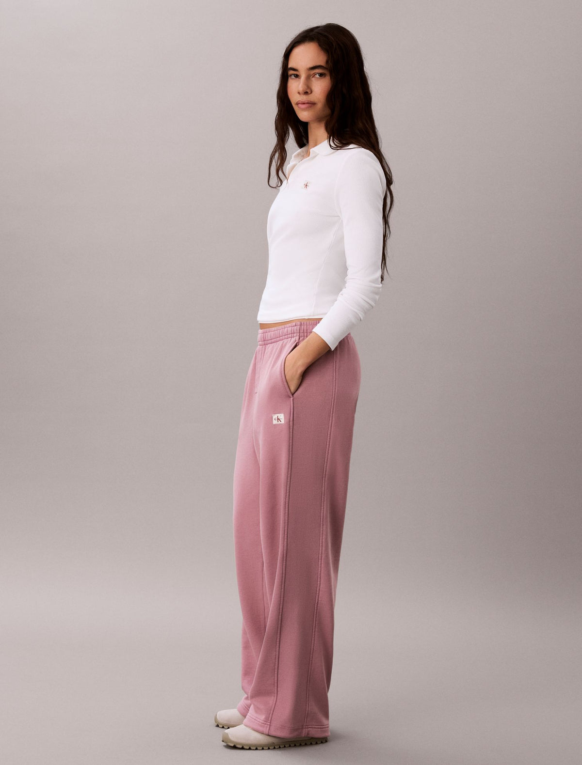 Calvin Klein Woven Monologo Terry Sweatpants