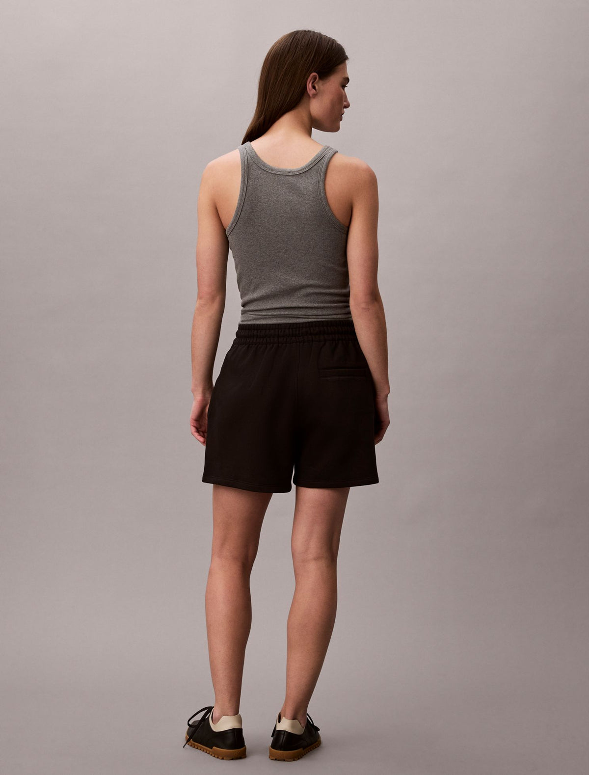 Calvin Klein Logo Tape Fleece Shorts