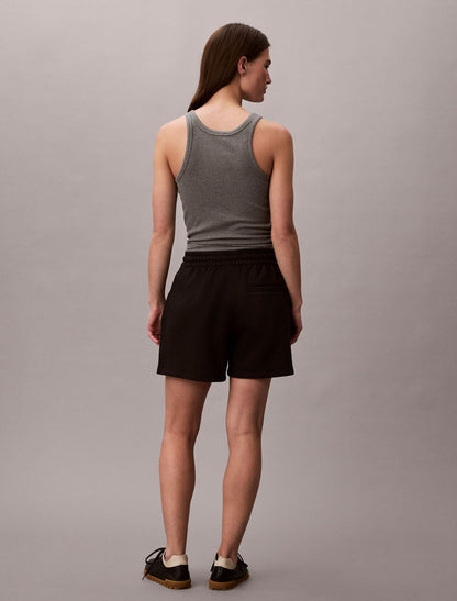 Calvin Klein Logo Tape Fleece Shorts