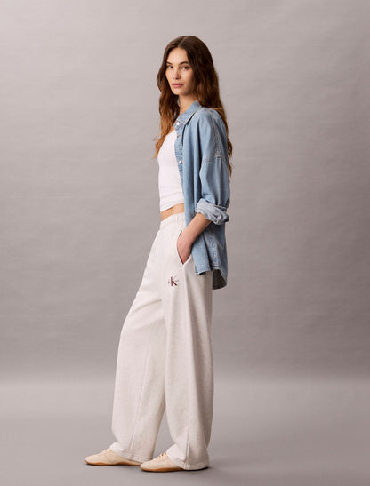 Calvin Klein Monologo Fleece Barrel Pants