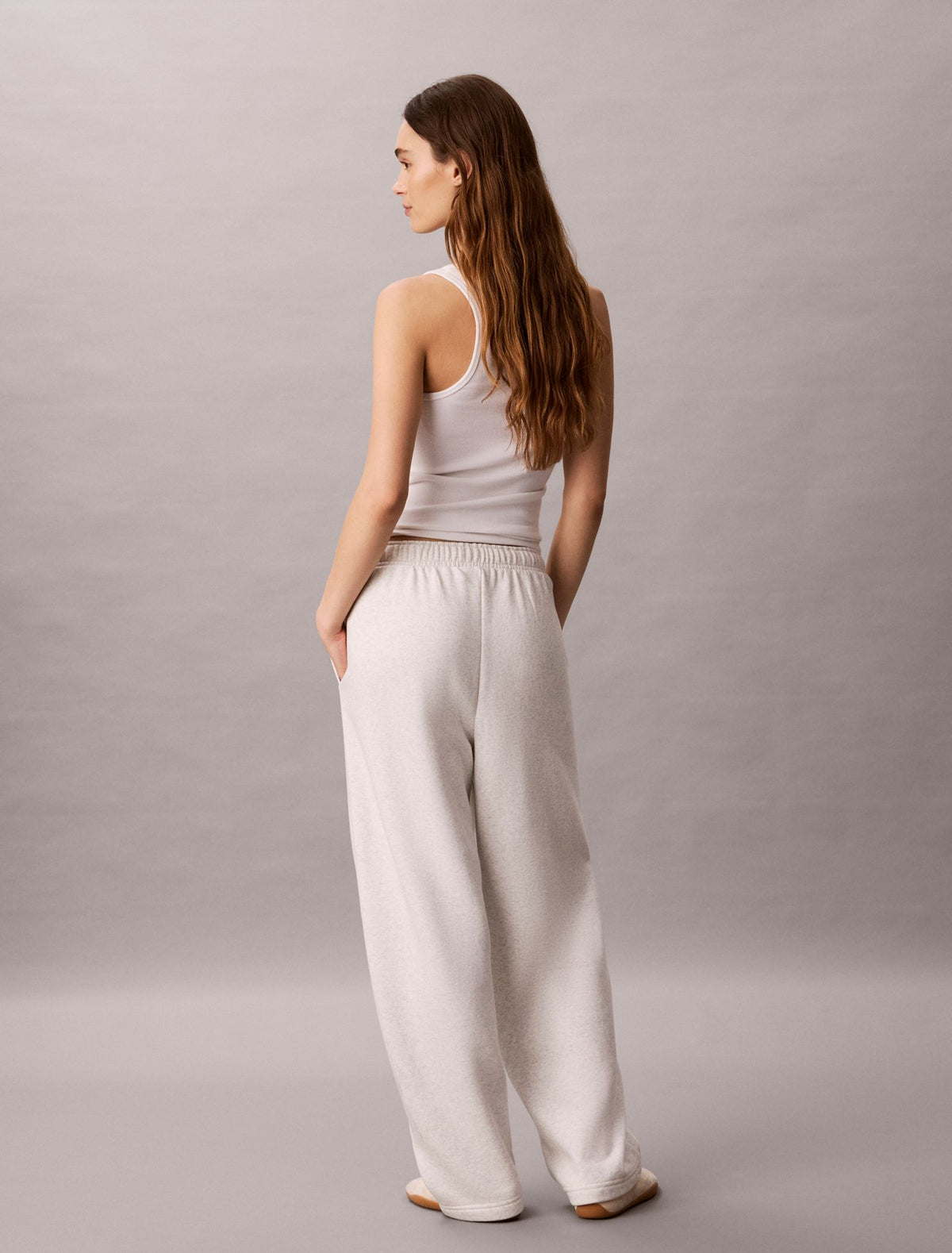Calvin Klein Monologo Fleece Barrel Pants