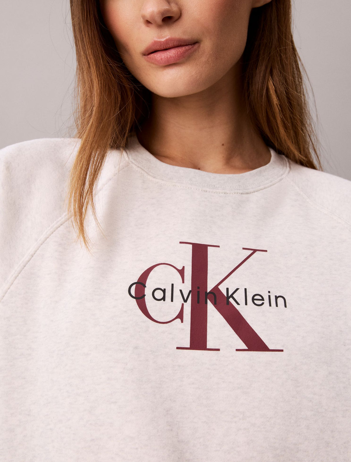 Calvin Klein Monologo Fleece Relaxed Sweatshirt