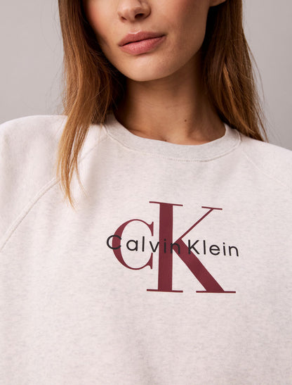 Calvin Klein Monologo Fleece Relaxed Sweatshirt